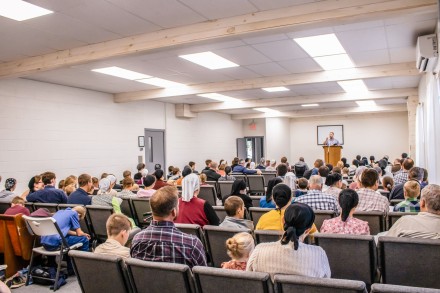 Church Service at Salem Christian Fellowship in Courtland Ontario